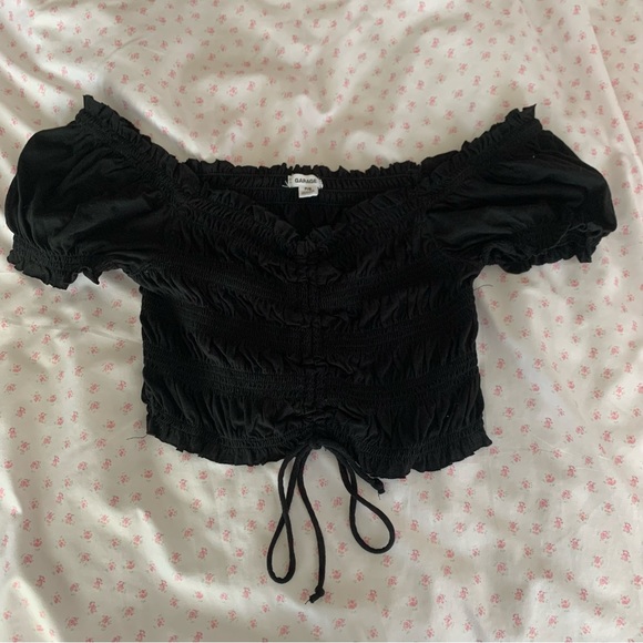 garage black milkmaid top 💝💝 - Picture 1 of 3